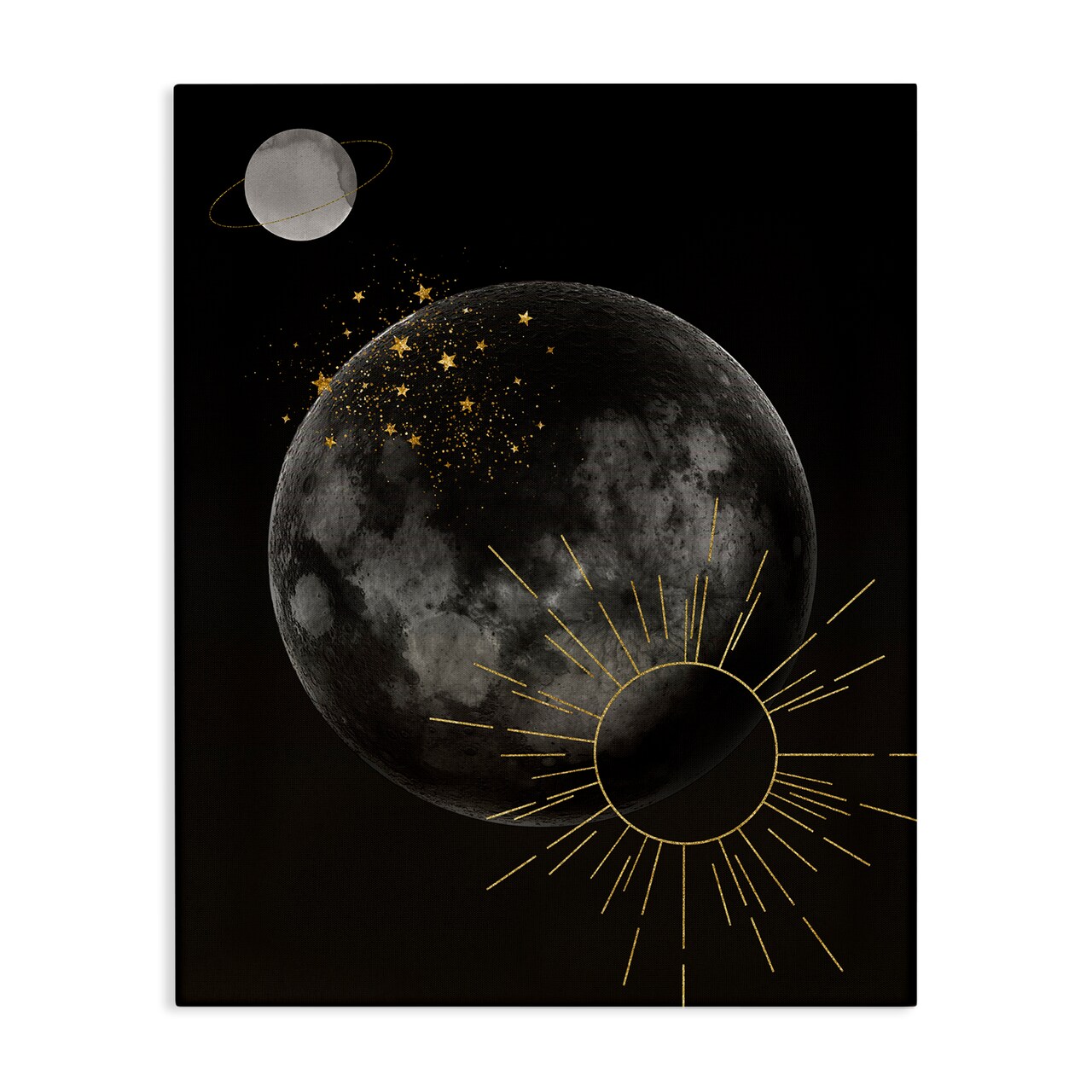 Stupell Industries Minimal Planetary Galaxy Canvas By Daniela Santiago